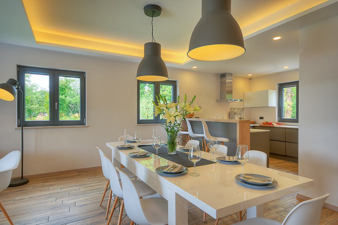 Komfortables, ger&auml;umiges und modernes Interieur, Villa Onyx - Istria Sinožići