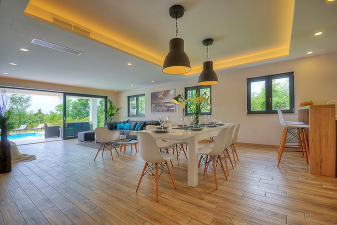 Komfortables, ger&auml;umiges und modernes Interieur, Villa Onyx - Istria Sinožići
